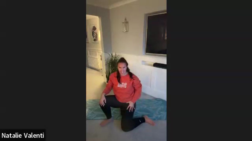 Monday morning flow with Cat